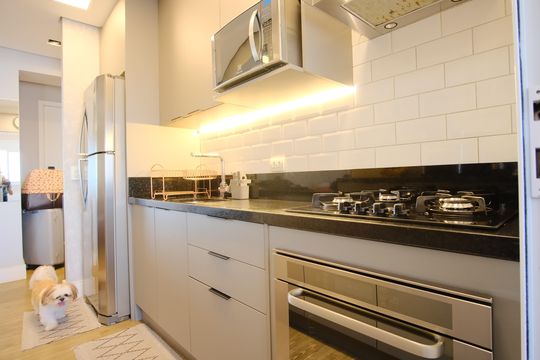 Cozinha de apartamento à venda com 2 quartos, 66m² em Vila Aricanduva, São Paulo