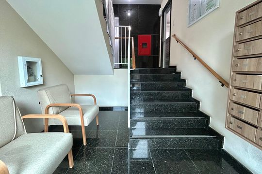 Hall de entrada de apartamento para alugar com 2 quartos, 52m² em Itacorubi, Florianópolis