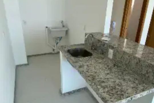 Cozinha de apartamento para alugar com 1 quarto, 35m² em Stella Maris, Salvador