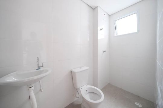 Banheiro de apartamento à venda com 2 quartos, 39m² em Vila Costa Melo, São Paulo