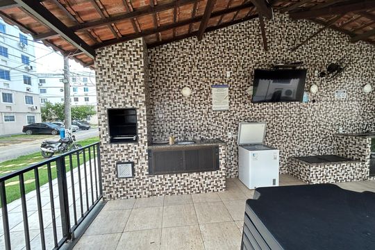 Área comum - Churrasqueira de apartamento para alugar com 2 quartos, 45m² em Pavuna, Nilópolis