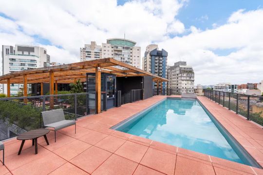 Área externa de apartamento à venda com 1 quarto, 28m² em Pinheiros, São Paulo