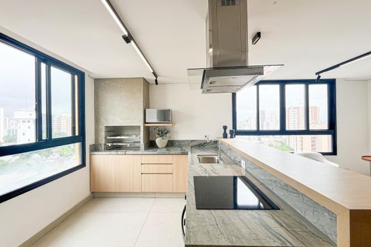 Área gourmet de apartamento para alugar com 1 quarto, 34m² em Santana, São Paulo