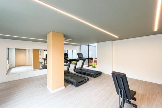 Área comum - Academia de apartamento para alugar com 1 quarto, 34m² em Santana, São Paulo