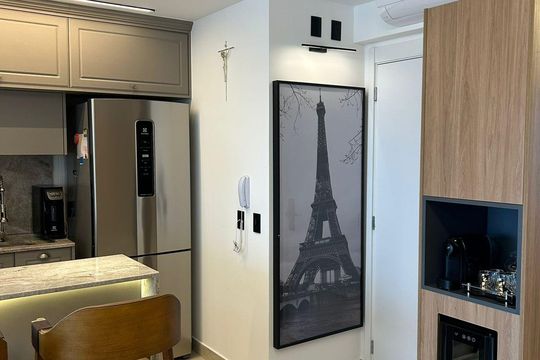 Cozinha de apartamento à venda com 3 quartos, 79m² em Vila Dom Pedro I, São Paulo