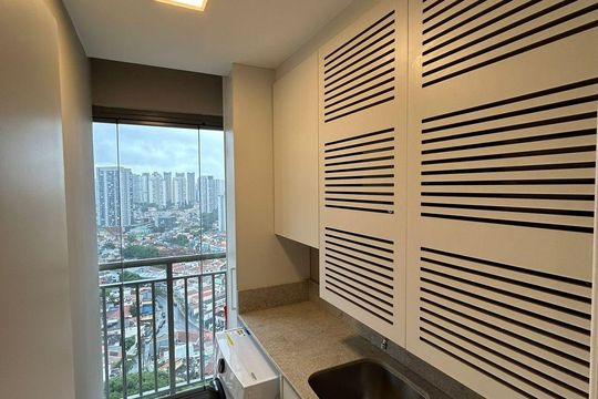 Área de serviço de apartamento à venda com 3 quartos, 79m² em Vila Dom Pedro I, São Paulo