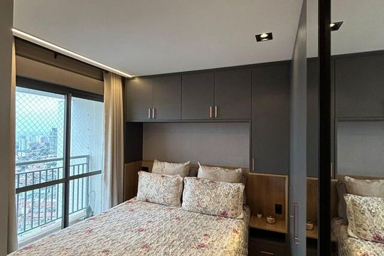 Quarto de apartamento à venda com 3 quartos, 79m² em Vila Dom Pedro I, São Paulo