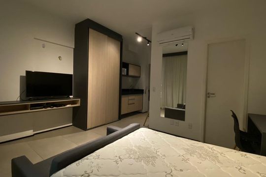 Cozinha de kitnet/studio à venda com 1 quarto, 26m² em Vila Mariana, São Paulo