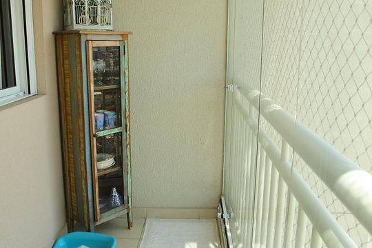 Varanda Gourmet da Sala de apartamento à venda com 3 quartos, 155m² em Nova Petrópolis, São Bernardo do Campo