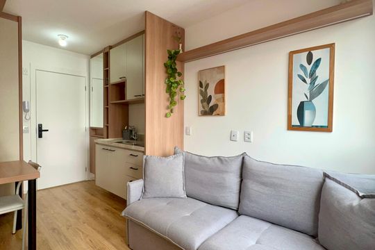 Sala de kitnet/studio à venda com 1 quarto, 27m² em Pinheiros, São Paulo