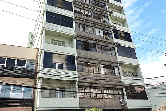 Fachada do Prédio de apartamento à venda com 1 quarto, 36m² em Floresta, Porto Alegre