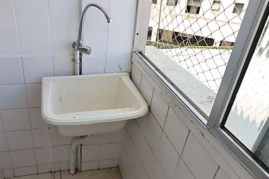 Área de Serviço de apartamento à venda com 1 quarto, 36m² em Floresta, Porto Alegre