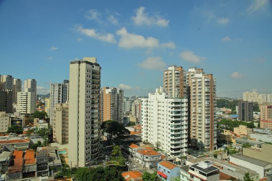 Varanda da Sala - Vista  de apartamento à venda com 3 quartos, 84m² em Centro, São Bernardo do Campo