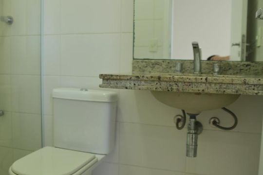 Banheiro da Suíte   de apartamento à venda com 3 quartos, 84m² em Centro, São Bernardo do Campo