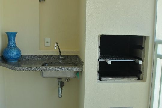 Varanda da Sala de apartamento à venda com 3 quartos, 84m² em Centro, São Bernardo do Campo