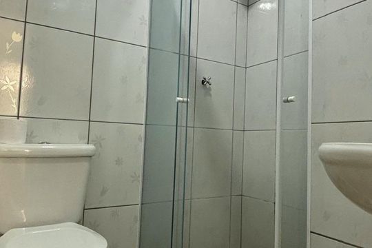 Banheiro  de apartamento à venda com 1 quarto, 40m² em Vila Jerusalem, São Bernardo do Campo