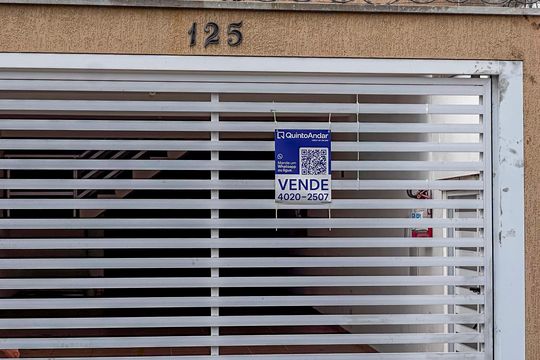 Placa Instalada na Fachada de apartamento à venda com 2 quartos, 50m² em Jardim Las Vegas, Santo André