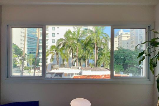 Vista da Sala de apartamento à venda com 3 quartos, 104m² em Cerqueira César, São Paulo