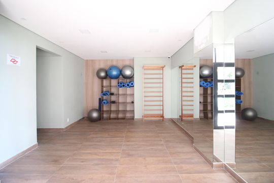 Área comum - Sala de ginástica de apartamento para alugar com 1 quarto, 39m² em Centro, Osasco