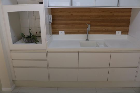 Cozinha de apartamento à venda com 3 quartos, 92m² em Vila Romana, São Paulo