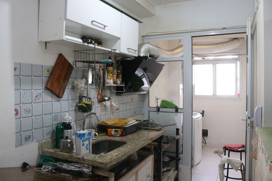 Cozinha de apartamento para alugar com 2 quartos, 99m² em Várzea da Barra Funda, São Paulo
