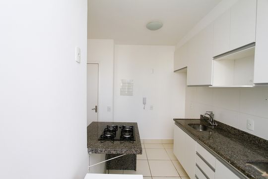Cozinha de apartamento à venda com 2 quartos, 54m² em Palmeiras, Belo Horizonte