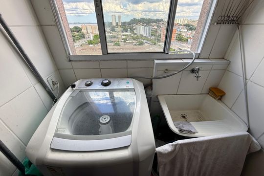 Área de Serviço de apartamento à venda com 2 quartos, 49m² em Jardim São Luís, São Paulo