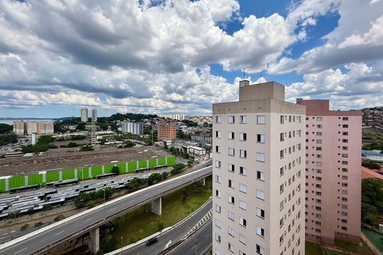 Vista Área de Serviço de apartamento à venda com 2 quartos, 49m² em Jardim São Luís, São Paulo