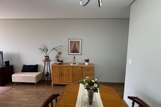 Sala - Sala de Jantar  de apartamento à venda com 3 quartos, 78m² em Vila Assunção, Santo André