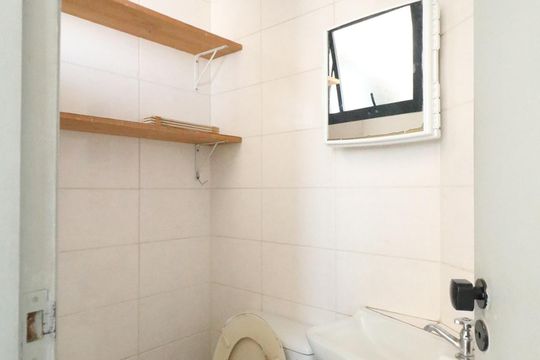 Banheiro de Serviço de apartamento à venda com 3 quartos, 117m² em Santa Paula, São Caetano do Sul