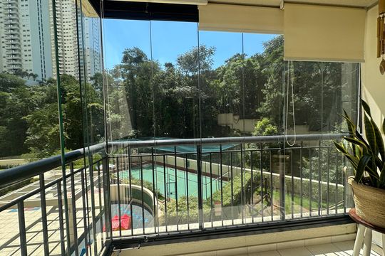 Varanda da Sala de apartamento à venda com 3 quartos, 88m² em Jardim Tupanci, Barueri