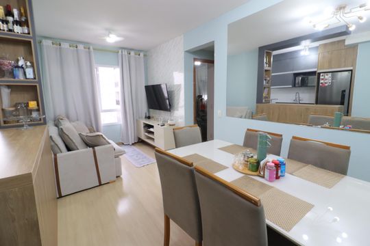 Sala de apartamento à venda com 2 quartos, 47m² em Jardim Boa Vista (zona Oeste), Osasco