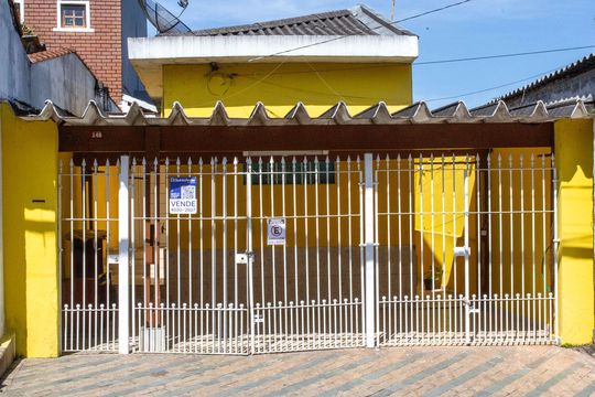 Fachada de casa à venda com 3 quartos, 112m² em Jardim Promissao, Diadema