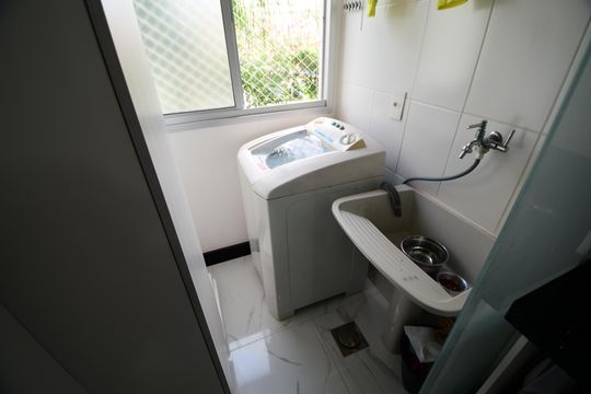 Área de Serviço de apartamento à venda com 2 quartos, 50m² em Jardim Myrian Moreira da Costa, Campinas
