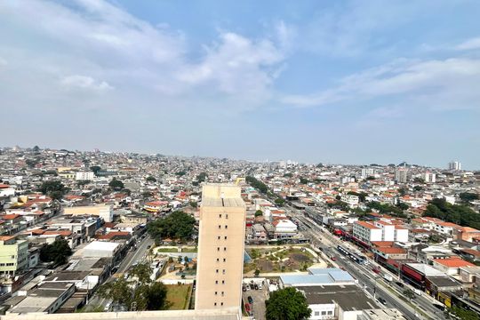 Vista da Varanda de apartamento à venda com 1 quarto, 29m² em Jardim Itacolomi, São Paulo