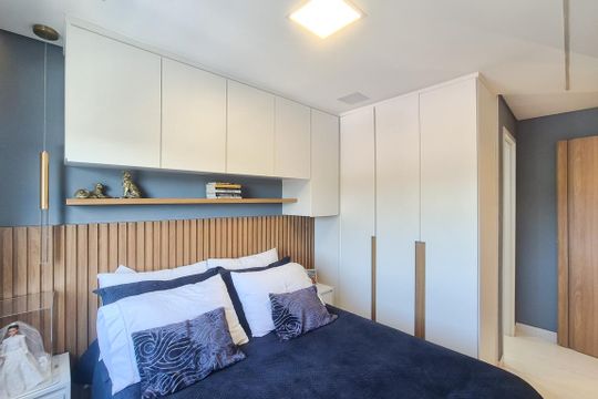 Suíte  de apartamento à venda com 2 quartos, 57m² em Jardim Valdibia, São Bernardo do Campo