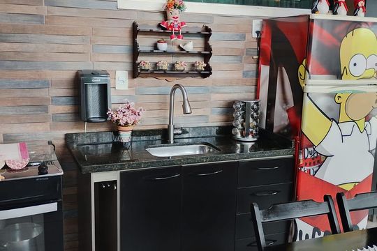 cozinha de apartamento à venda com 2 quartos, 88m² em Cidade São Jorge, Santo André