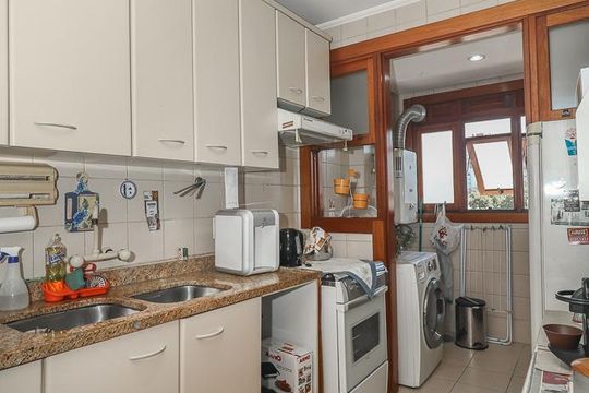 Cozinha de apartamento à venda com 3 quartos, 181m² em Petrópolis, Porto Alegre