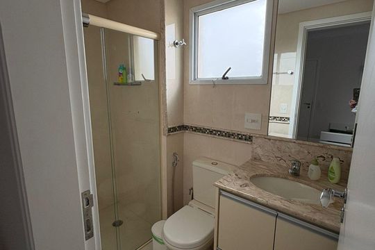 Banheiro de apartamento à venda com 3 quartos, 160m² em Chora Menino, São Paulo
