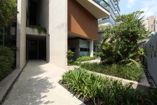 Fachada de apartamento para alugar com 1 quarto, 63m² em Vila Nova Conceição, São Paulo
