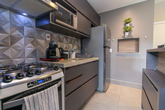 Cozinha de apartamento para alugar com 2 quartos, 145m² em Glória, Porto Alegre