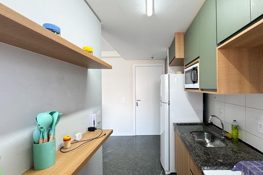 Cozinha  de apartamento à venda com 2 quartos, 50m² em Assunção, São Bernardo do Campo