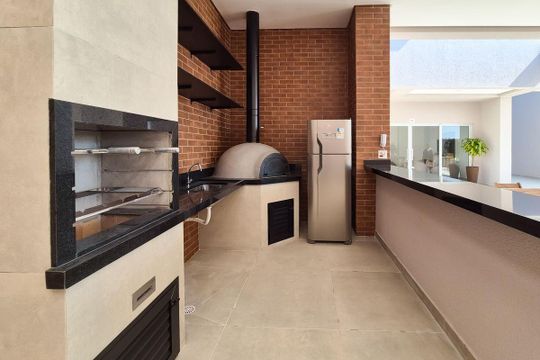 Área comum - Churrasqueira de apartamento à venda com 2 quartos, 50m² em Assunção, São Bernardo do Campo