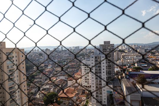 Varanda gourmet - vista de apartamento à venda com 3 quartos, 124m² em Centro, Guarulhos