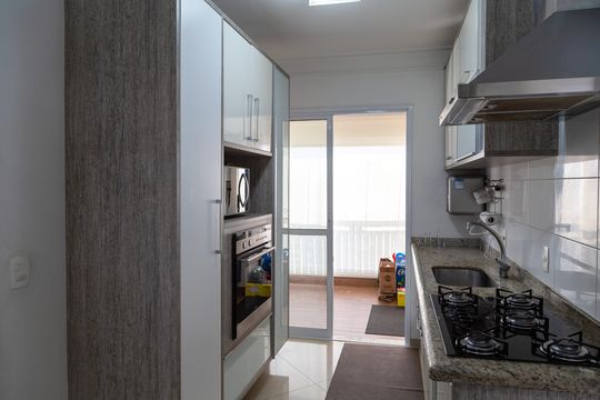 Cozinha de apartamento à venda com 3 quartos, 124m² em Centro, Guarulhos