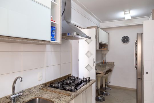 Cozinha de apartamento à venda com 3 quartos, 124m² em Centro, Guarulhos