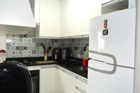 Cozinha de apartamento à venda com 3 quartos, 88m² em São Pedro, Osasco