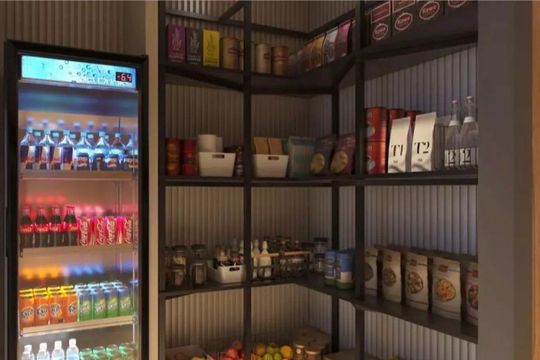 Área Comum - Mini Mercado de kitnet/studio à venda com 1 quarto, 26m² em Pinheiros, São Paulo