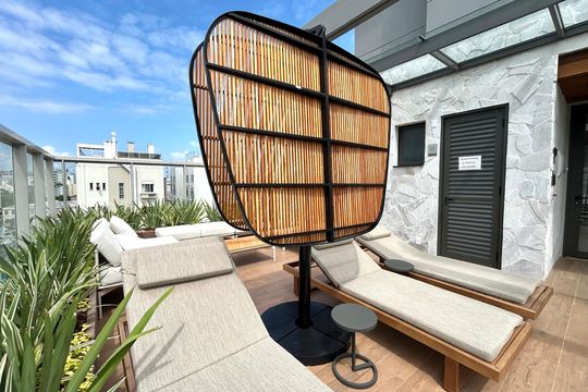 Área comum de apartamento para alugar com 2 quartos, 85m² em Centro, Florianópolis