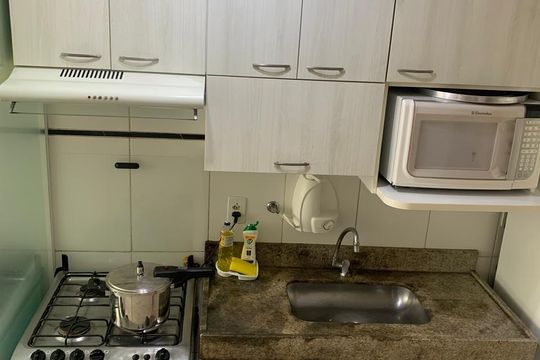 Cozinha de apartamento à venda com 2 quartos, 44m² em Jardim Santa Teresinha, São Paulo